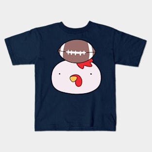 Football Chicken Face Kids T-Shirt